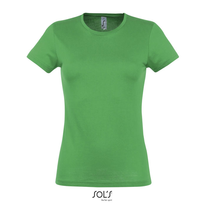 Tshirt femme personnalisé jersey 150g - MISS Vert Prairie
